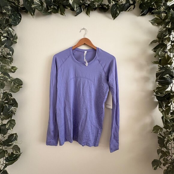 Lululemon Athletic Swiftly Tech Long Sleeve Shirt 2.0 NWT Dark Lavender Size 8 - Picture 1 of 9